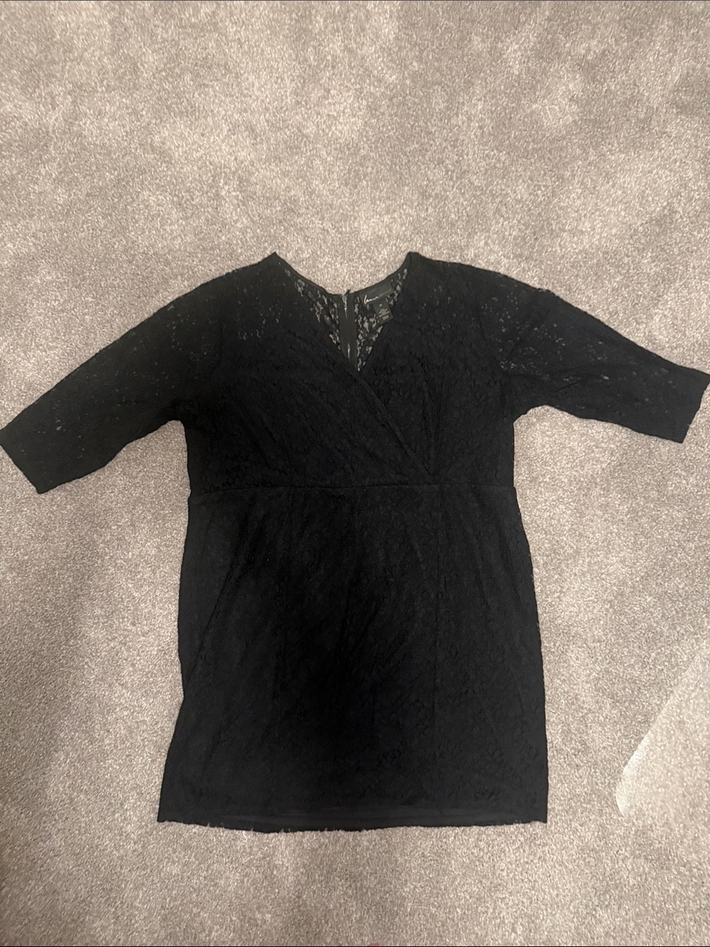 Lane Bryant Black Lace Midi Dress